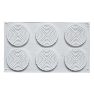 Cake Silicone Reusable Bake Six Pastry Practical Mold