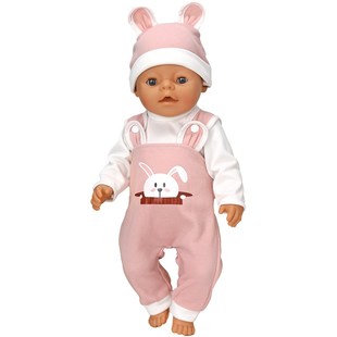 Doll Clothes Fit Pink inch Hat 43cm Jumpsuit