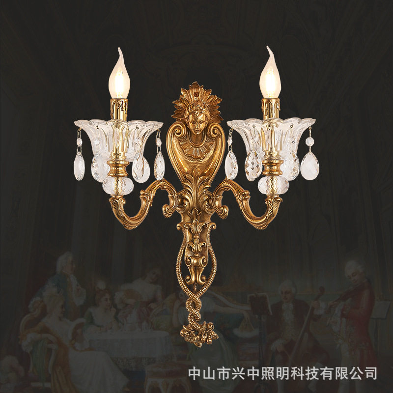 欧式法式宫廷复古装饰壁灯