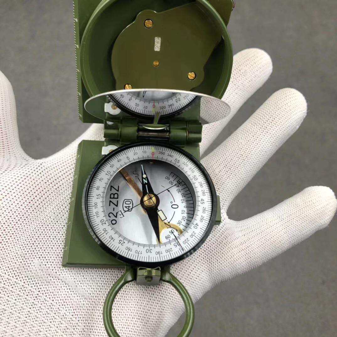 现货62式指北针62-ZBZ型六二指北针精度定向越野车载户外指南针