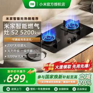 小米米家智能燃气灶S2家用液化气灶天然气猛火灶 政府补贴20%
