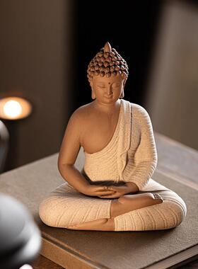 新中wertyhgf国禅宗陶瓷来佛像饰品意释创迦牟家居尼装饰如工艺