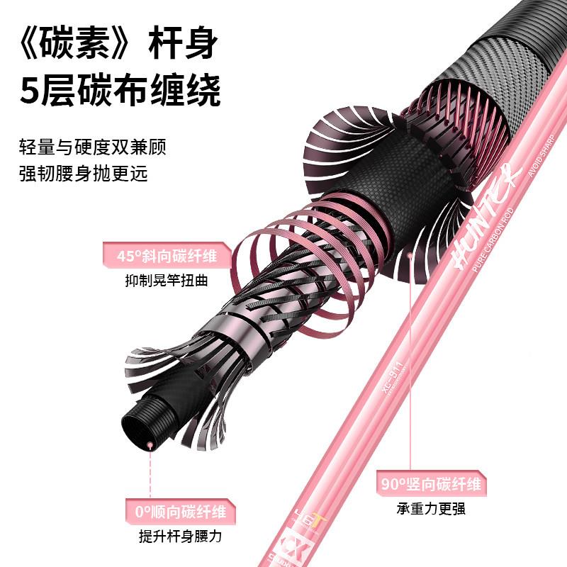 钓定鱼打窝勺超轻超硬点碳素杆抛饵勺专竿用投饵器远碳素打窝投饵