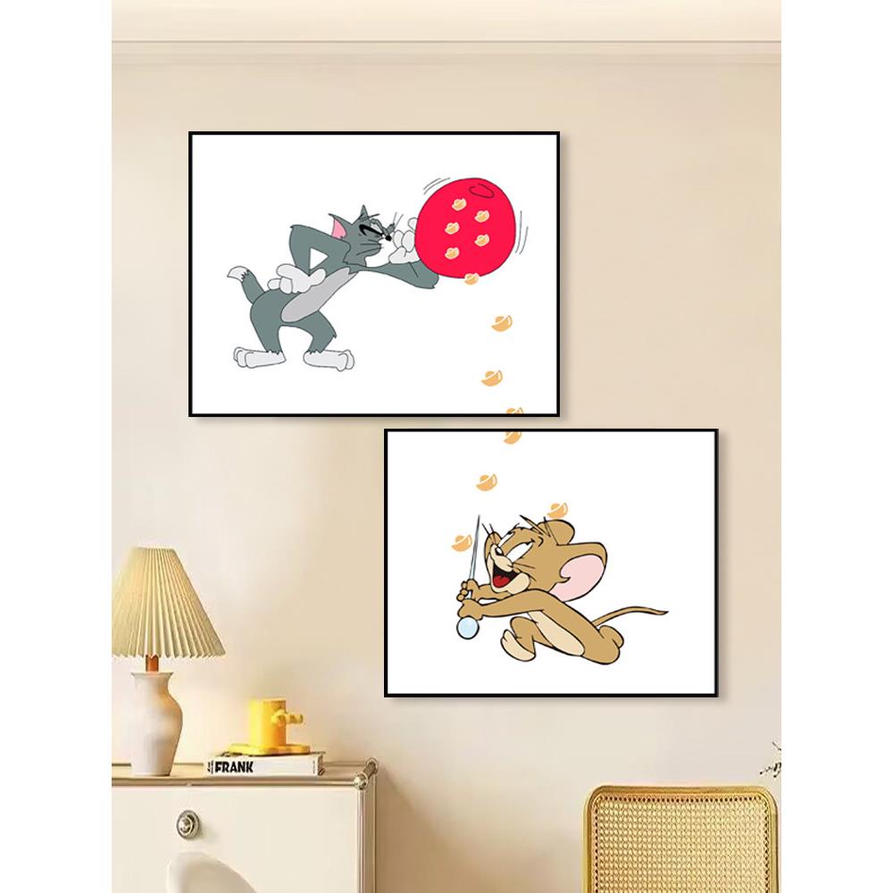 猫老厅鼠极简创意电表箱装饰画餐SIZ遮挡电箱电和闸多媒体集线箱
