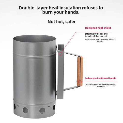 蝶烤香快速点炭桶炭火器桶炭烧工烤点烧烤点火器户外烧FLI烤蝴具