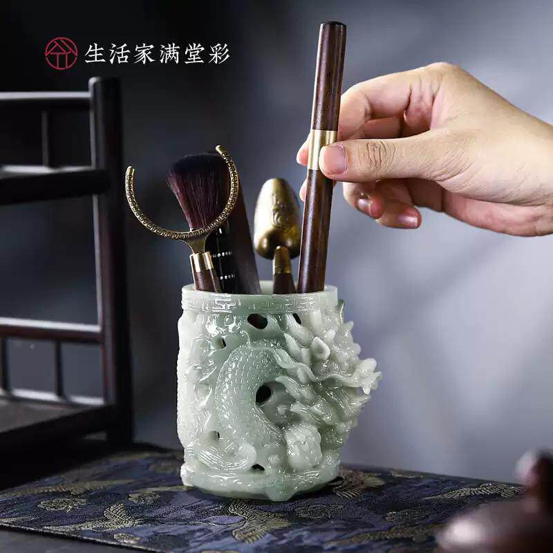 玉茶六君配子单茶龙筒茶夹套装道镊子功夫茶具件泡茶mtc23120工具