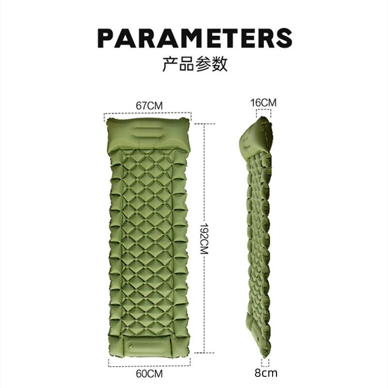 加厚可携垫式户外充气垫帐篷防潮JVR垫午睡地野营床睡垫营单人垫