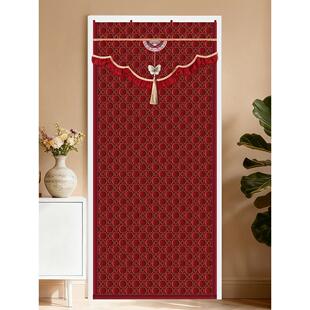 新国风冬季棉门MQZ中帘加村温厚防风防寒保暖隔断农新式保免打孔