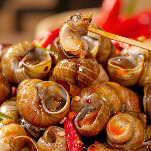 【下单立减50】麻辣香辣田螺爆汁解馋小零食螺蛳肉开袋即食下酒菜