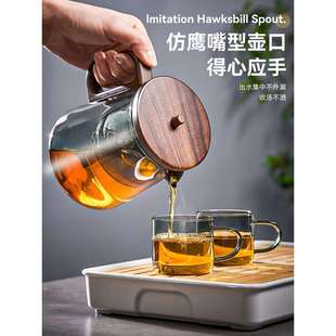一键茶水分离新品 飘逸杯泡茶壶家用耐热玻璃泡茶杯2024新款