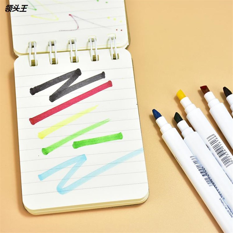 小学生奖品画画彩色双头马克笔套装12色18色24色36色填色笔记号笔