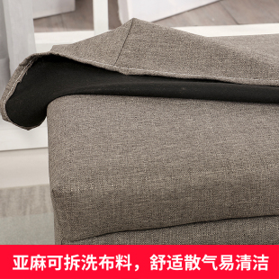 极速可拆洗布艺换鞋 凳储物沙发长凳多功能收纳凳卧室床尾凳试衣间