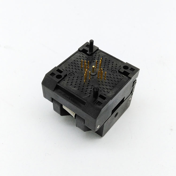 QFN16-0.5测试座 烧录座 老化座 IC550-0164-005-G翻盖烧写座厂家