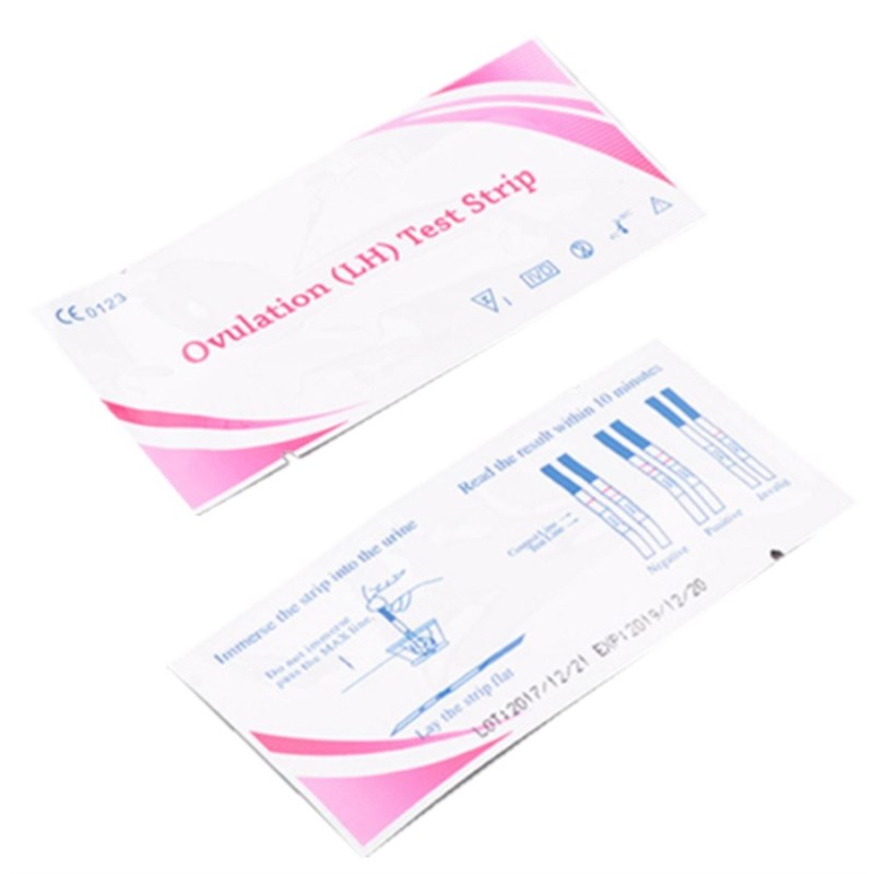 20Pcs LH Ovulation Test Strips Ovulation Urine Test Kit Tes