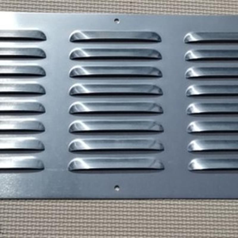 德国不锈钢百叶窗外墙防雨风罩通风口排风口格栅暖气罩铝合金出风