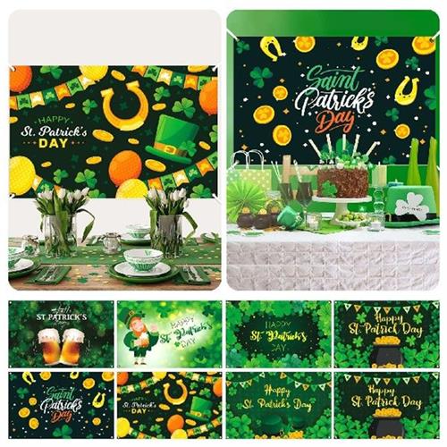 .Holiday Background Cloth Hanging Flag Festival Party