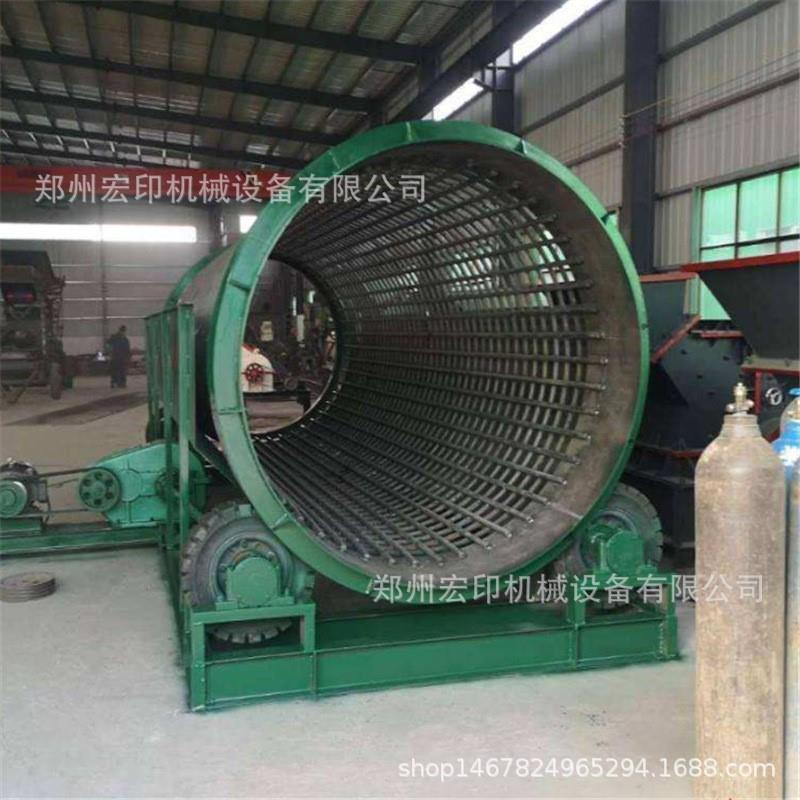 建筑垃圾分选滚筒筛多层无轴圆筒筛沙机矿山石料移动式无轴滚筒筛