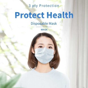 Surgical Face Mask 50pcs  3ply Earloop masks