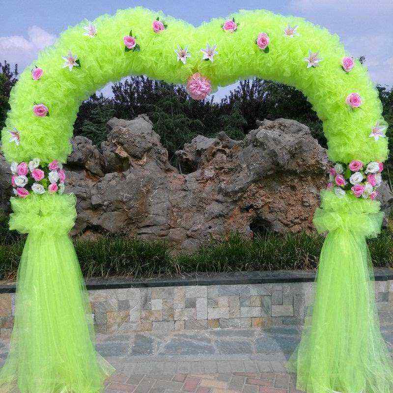 极速婚礼布置幸福门花架婚庆绢花拱门新款结婚花门店铺开业活动花