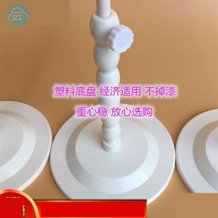 假发收纳放假发的架子假发专用支架白色蕾丝升降支撑发块放置支架