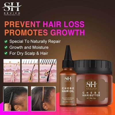 African Fast Hair Growth Traction Alopecia Chebe Hair Mask