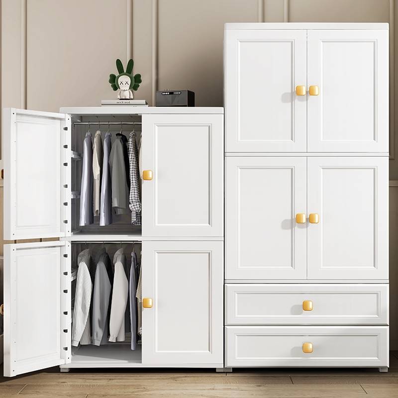 特大号儿童衣柜家用简易收纳柜衣服储物柜加厚宝宝衣柜婴儿小衣橱