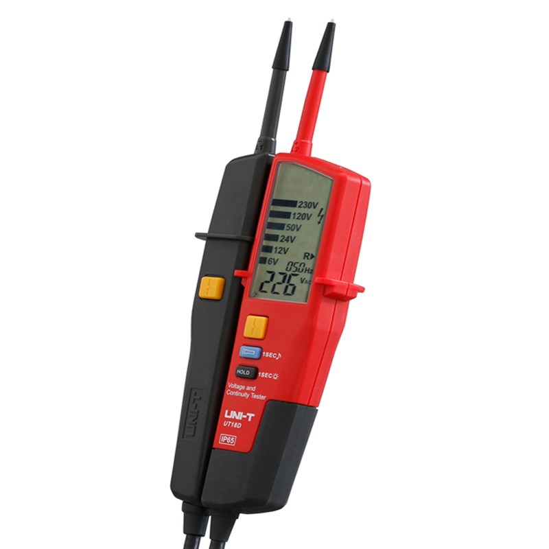UT18D Voltage Continuity Tester Waterproof IP65 Built-in Lig