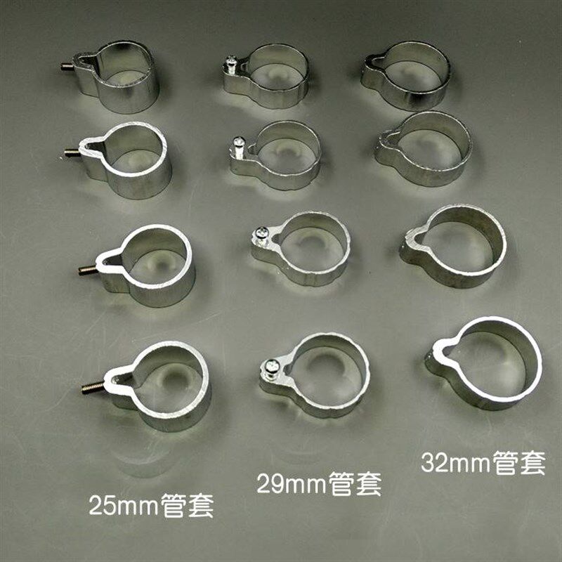 升降手摇晒晾衣架配件适用于不锈钢管套环堵头吊球吊环25 28 32MM