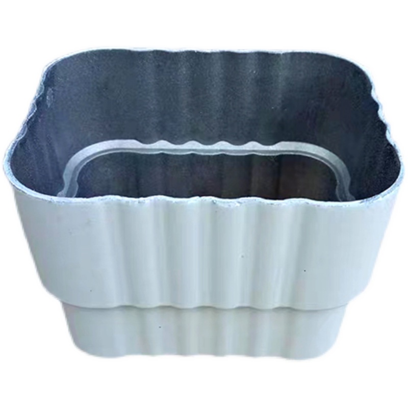 铝合金方形雨水管直接.别墅天沟雨水管配件别墅落水管大小接口器