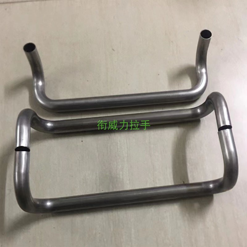 304不锈钢弯头加工抽芯弯管u型圆弧弯管加工拉手扶手定制孔距