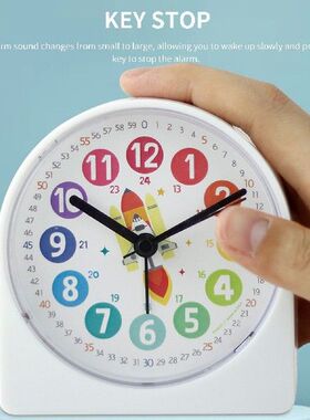 极速Alarm Clock Child Alarm Clock Electronic Clock Mute Lear