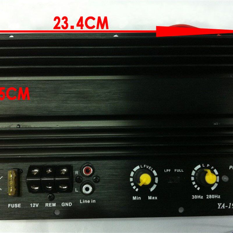 极速包邮 12V大功率四管低音炮功放板10~14寸重低音汽车功放板