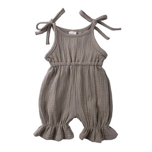 Baby Girl Clothes Romper Jumpsuit Halter Summer Outfit