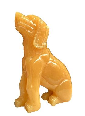 天然玉石狗摆件动物生肖米黄玉店铺客厅玄关装饰祝福开业礼品中式