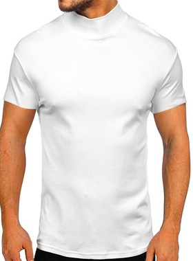 Mens Spring/Summer Mens Short Sleeve T-shirt Underlay Men