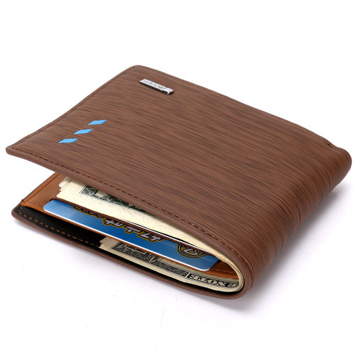 极速New Super thin Korean style PU wallet for men 韩版男士零
