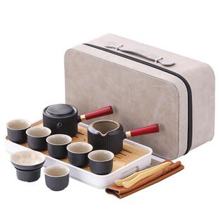 商务茶具套装德化黑陶茶具公司活动送礼功夫茶具伴手礼品印LOGO