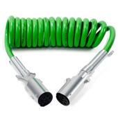 美规7芯拖车弹簧线卡车螺旋线电源线12FT 15FT拖车线延长线