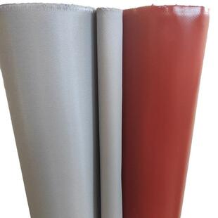 硅胶布双面防火A级硅钛合金布风管软接布电焊挡烟绝缘隔热防火布