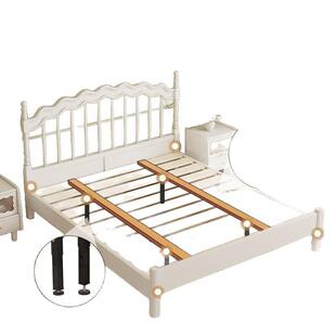 法式实木床白色温莎床奶油风复古美式公主床小户型1.8米1.5m单人