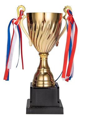 严选运动会奖杯金属篮球足球比赛跆拳道纹绣新创意年会奖杯可定制