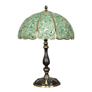 美式全铜复古台灯欧式奢华简约卧室床头灯书房咖啡厅复古氛围