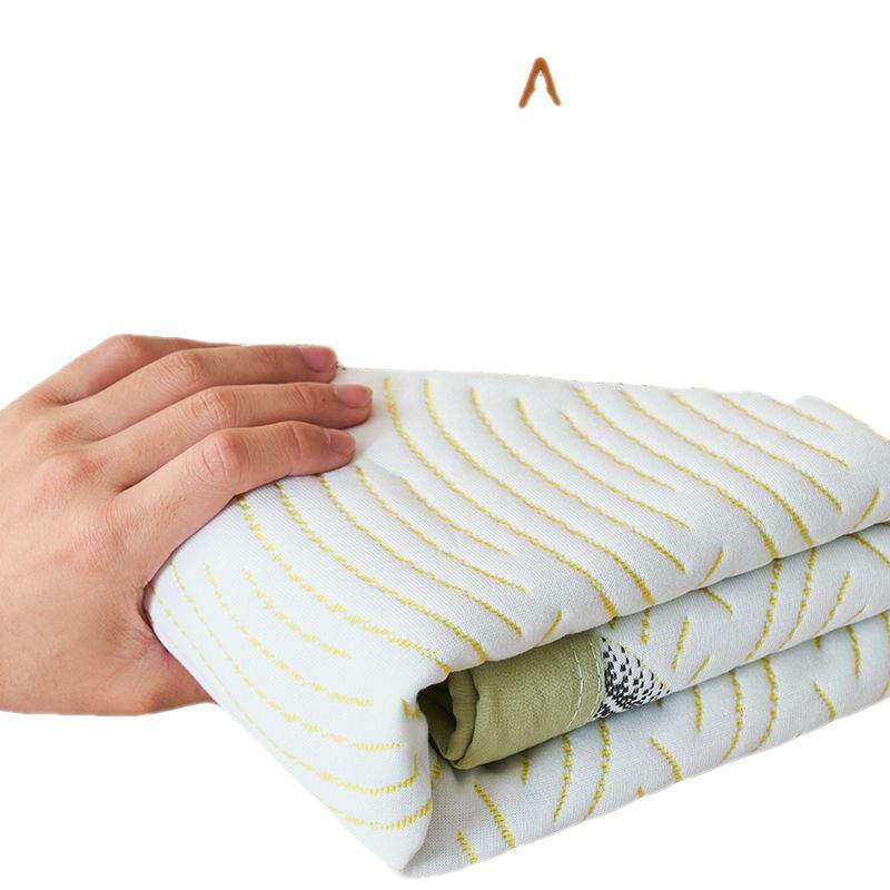 针织棉夏被盖毯薄被三层纱夏凉被空调被双人夏天学生单人件套