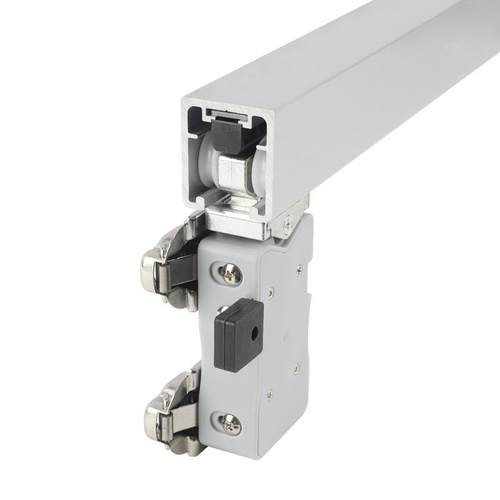 金属衣柜专用折叠门左右平移门五金配件开放衣帽间推拉门吊轮滑轨