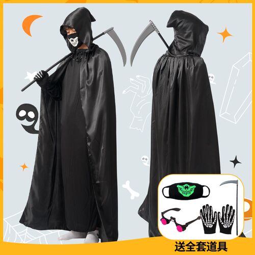 速发圣节服装成死风披神服男人装扮吸血鬼巫师袍角色扮演服饰