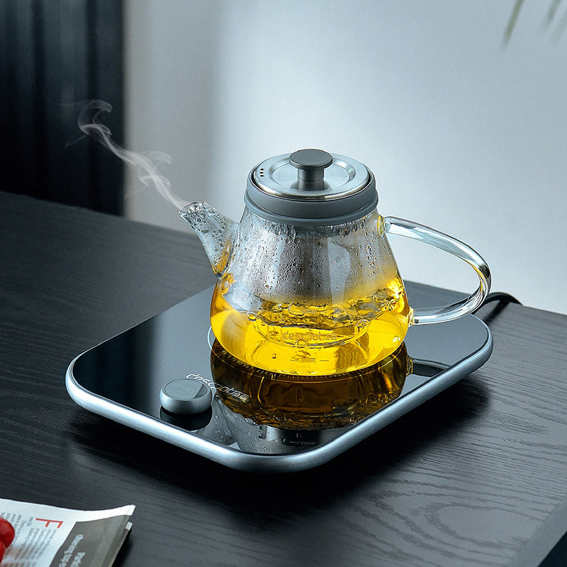 速发炉木祠 超薄智能电陶炉保茶草温茶炉煮温烧水炉泡茶器保温炉