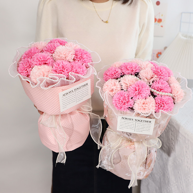 速发康乃馨花束送给妈妈生日礼物婆婆老师长辈实用公司活动礼品母