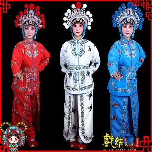 速发曲戏戏剧舞台服装 盗仙草白蛇打衣旦素贞青蛇战衣裙武白衣小青