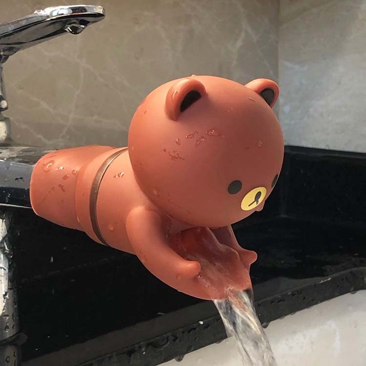 速发防溅槽延伸器矽胶龙水延长器儿童导头水通用防溅神器