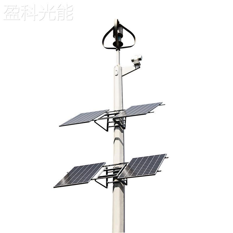 速发光伏发电板太能供电系统12V锂4G球机户外风光互补